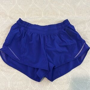 Lululemon hotty hot shorts blue/purple
